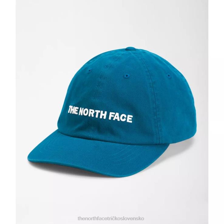 HLH083999 banff blue The North Face horizontálna vyšívaná čiapka