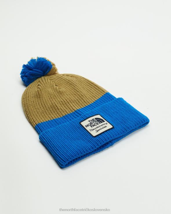 HLH087150 opálená a modrá The North Face dedičná pom čiapka