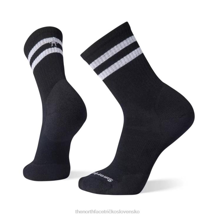 HLH086296 čierna The North Face atletické cielené cushion stripe crew ponožky