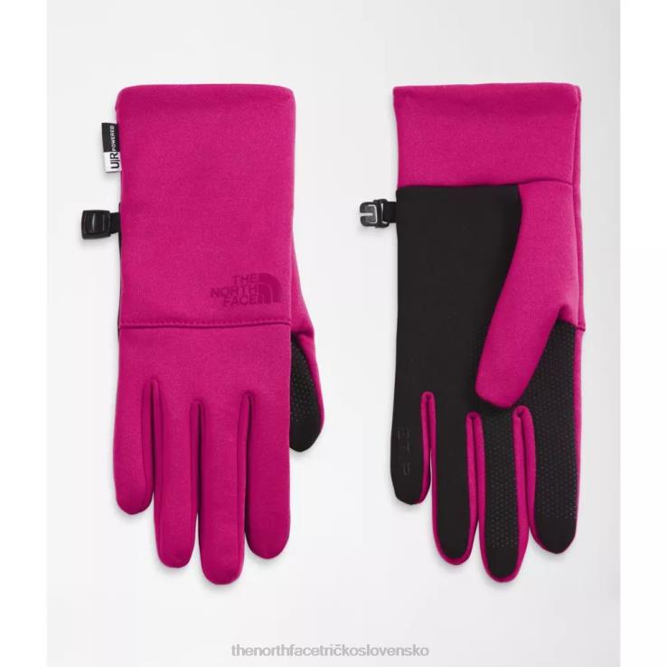 HLH083629 fuschia ružová The North Face dámske etip recyklované rukavice