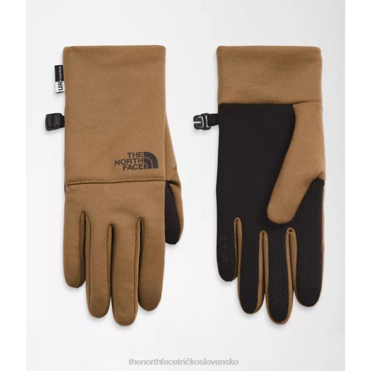 HLH083630 úžitková hnedá The North Face dámske etip recyklované rukavice