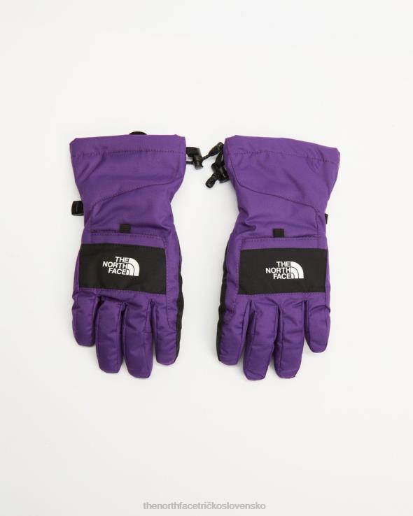 HLH087313 gravitačná fialová The North Face montana futurelight etip rukavice detské