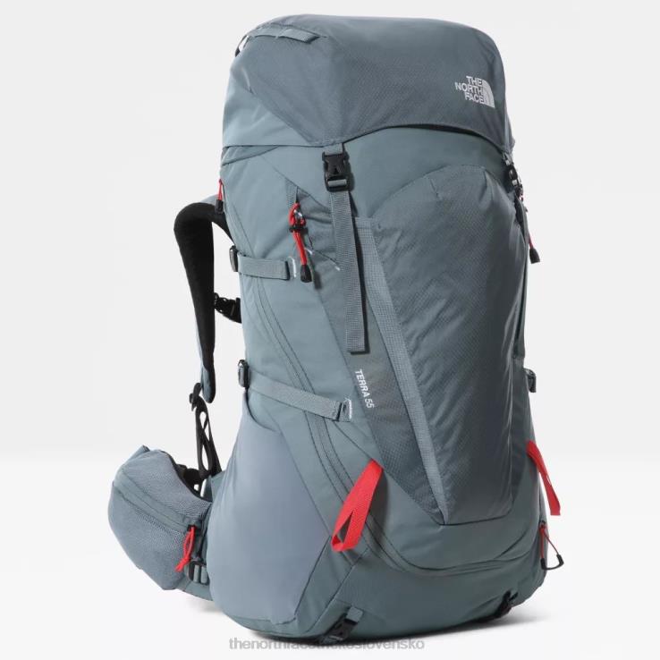 HLH08139 modro-červená The North Face modrý červený dámsky terra 55 litrový turistický batoh