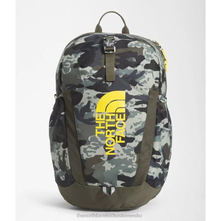 HLH083716 taupe zelená The North Face mládežnícky mini prieskumný batoh
