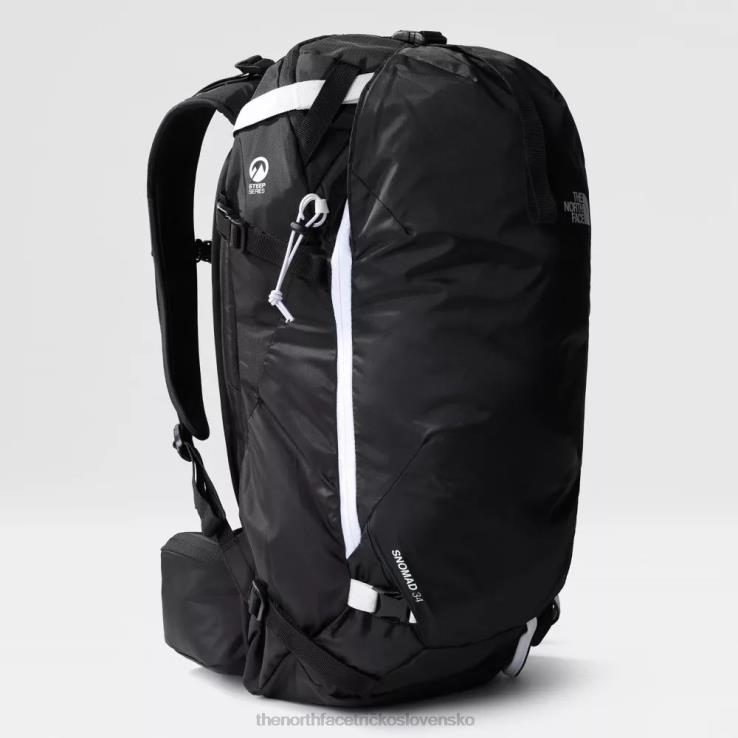 HLH08705 čierna biela The North Face batoh snomad 34 litrový čierny biely