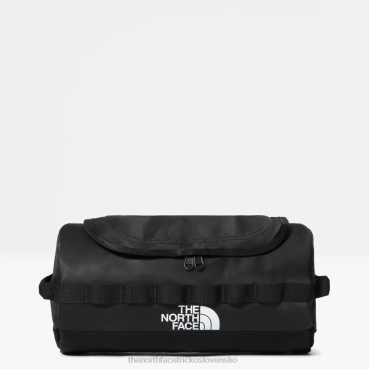 HLH08783 čierna biela The North Face cestovná taška do základného tábora veľká čierna biela