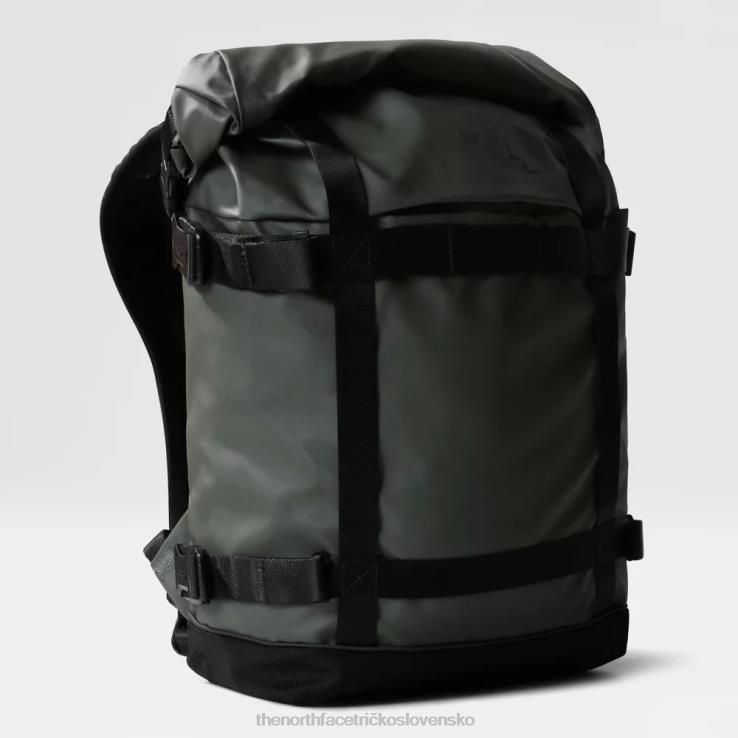 HLH08797 tymiánovo-čierna The North Face tymiánovo čierny ruksak na dochádzanie
