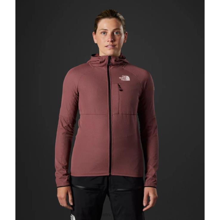 HLH084520 zázvor The North Face dámska séria summit futurefleece s kapucňou na zips