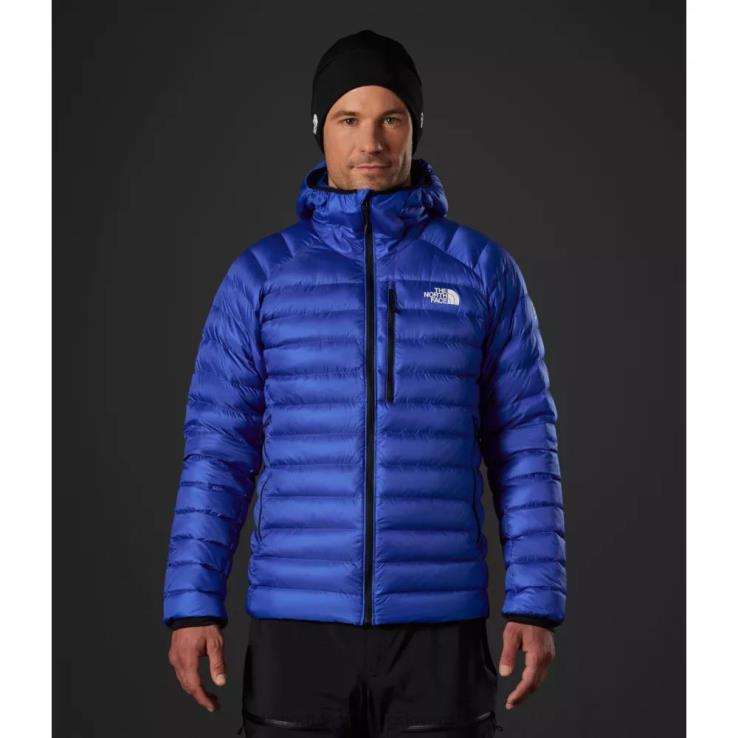 HLH085685 Modrá The North Face pánska mikina s kapucňou breithorn série