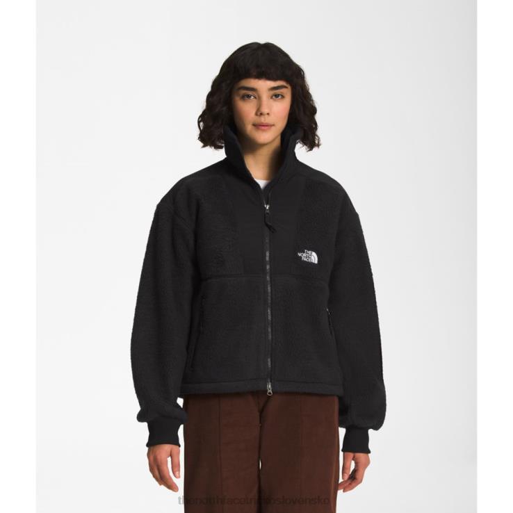 HLH085617 čierna The North Face dámska denali bunda s vysokým vlasom 94