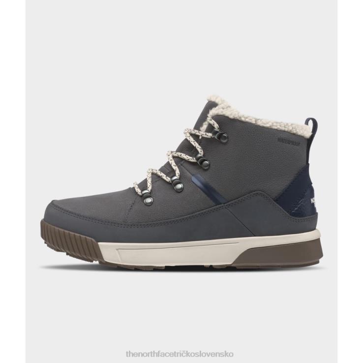 HLH083676 sivá The North Face dámske vodeodolné čižmy sierra so strednou čipkou