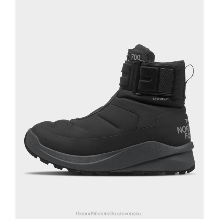 HLH084012 sivá The North Face dámske nuptse ii páskové nepremokavé čižmy