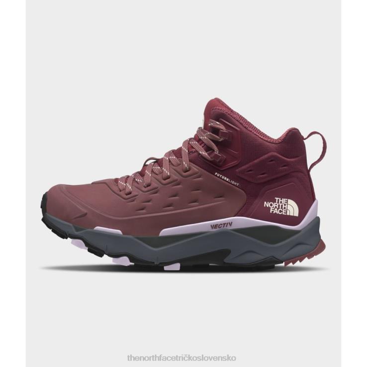 HLH084031 zázvor The North Face dámske kožené čižmy vectiv exploris mid futurelight