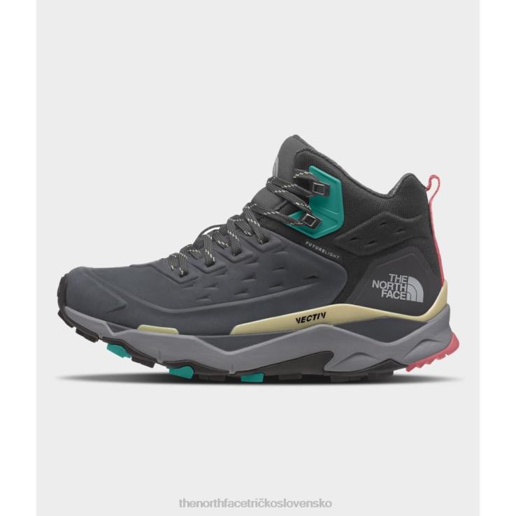HLH084034 sivá The North Face dámske vectiv exploris mid futurelight kožené čižmy nové