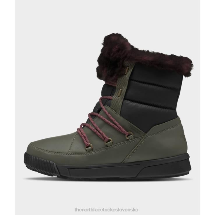 HLH084620 nová taupe zelená The North Face dámske nepremokavé čižmy sierra luxe