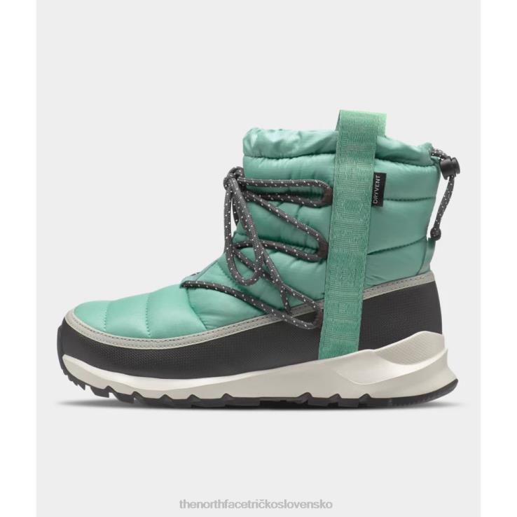 HLH084623 wasabi The North Face dámske termobalové šnurovacie nepremokavé topánky