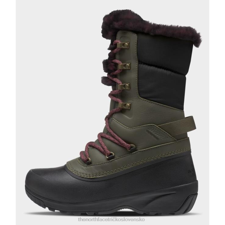 HLH085726 nová taupe zelená The North Face dámske luxusné nepremokavé čižmy shellista iv