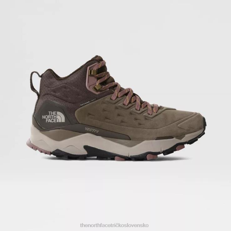 HLH081021 obojstranná hnedá The North Face dámske kožené turistické topánky vectiv futurelight exploris