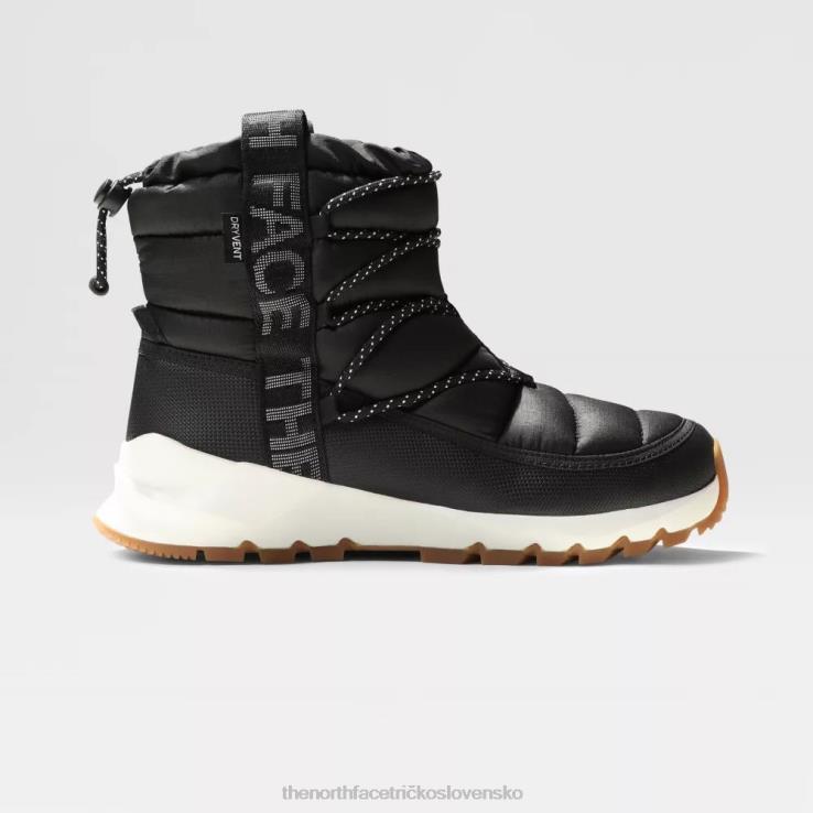 HLH081390 čierna The North Face dámske termobalové nepremokavé zimné topánky na šnurovanie
