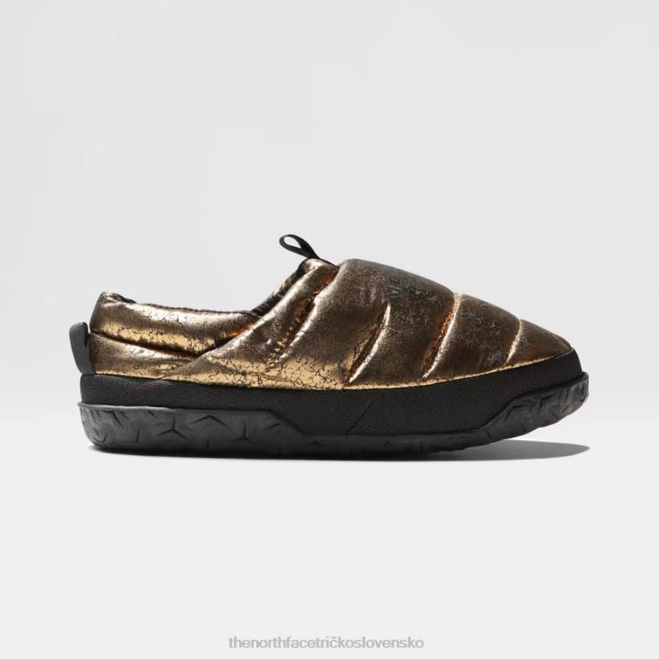 HLH081765 kovový bronz The North Face ženy nuptse kovové pouličné muly