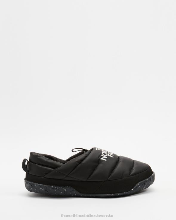 HLH087071 čierna biela The North Face nuptse mules ženy
