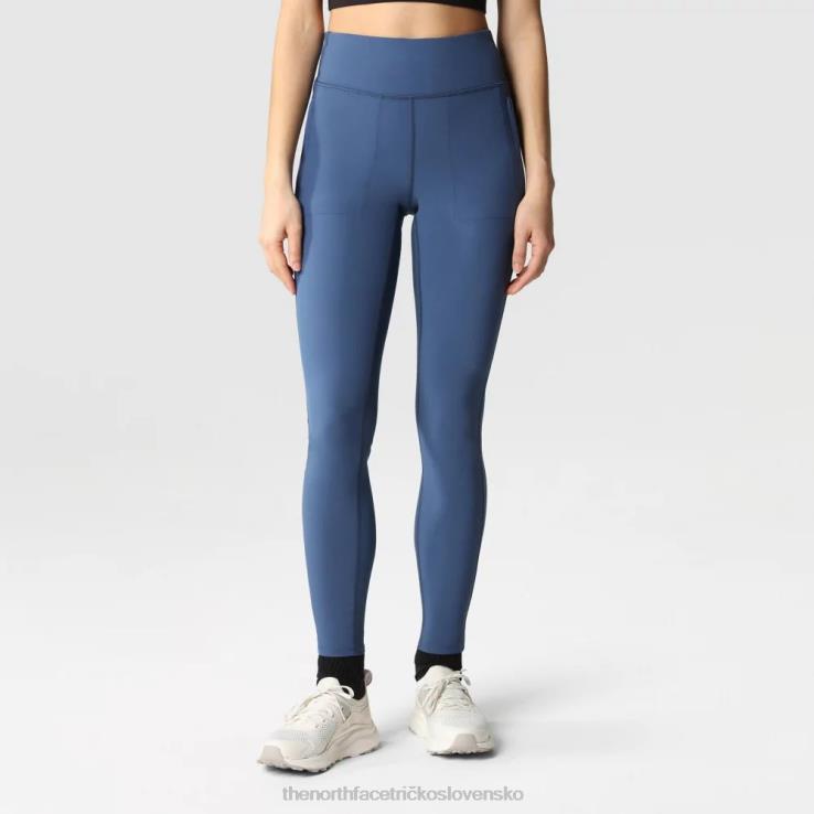 HLH081642 tienisté modré The North Face dámske bridžové hybridné legíny