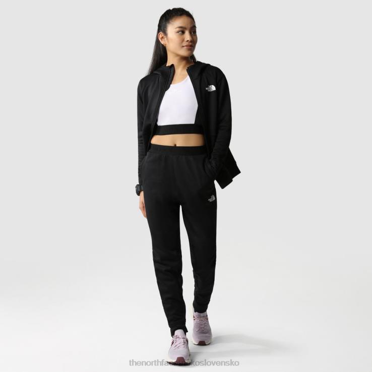 HLH082174 čierna The North Face dámske tréningové flísové nohavice
