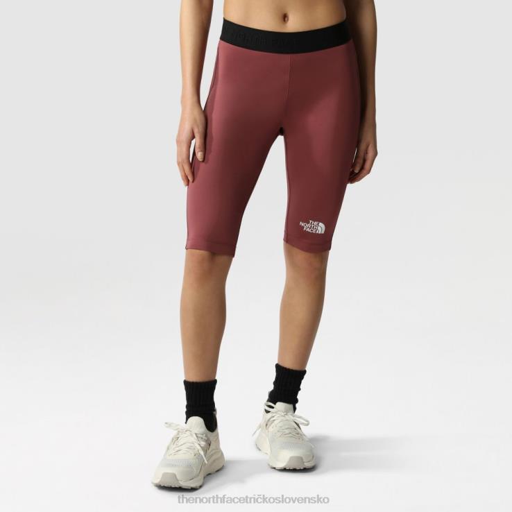 HLH082187 zázvor The North Face ženy cvičiace šortky s vysokým pásom