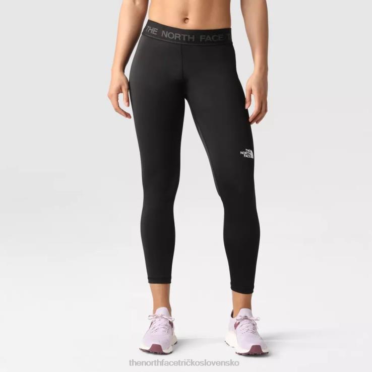 HLH082193 čierna biela The North Face čierne biele dámske ohybné legíny so stredným rastom