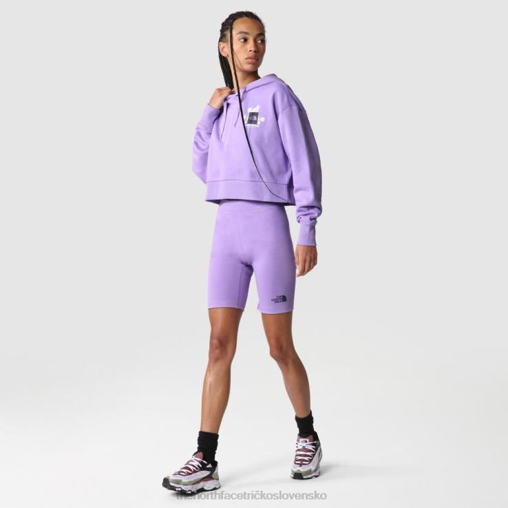 HLH082231 ale fialová The North Face dámske bavlnené šortky