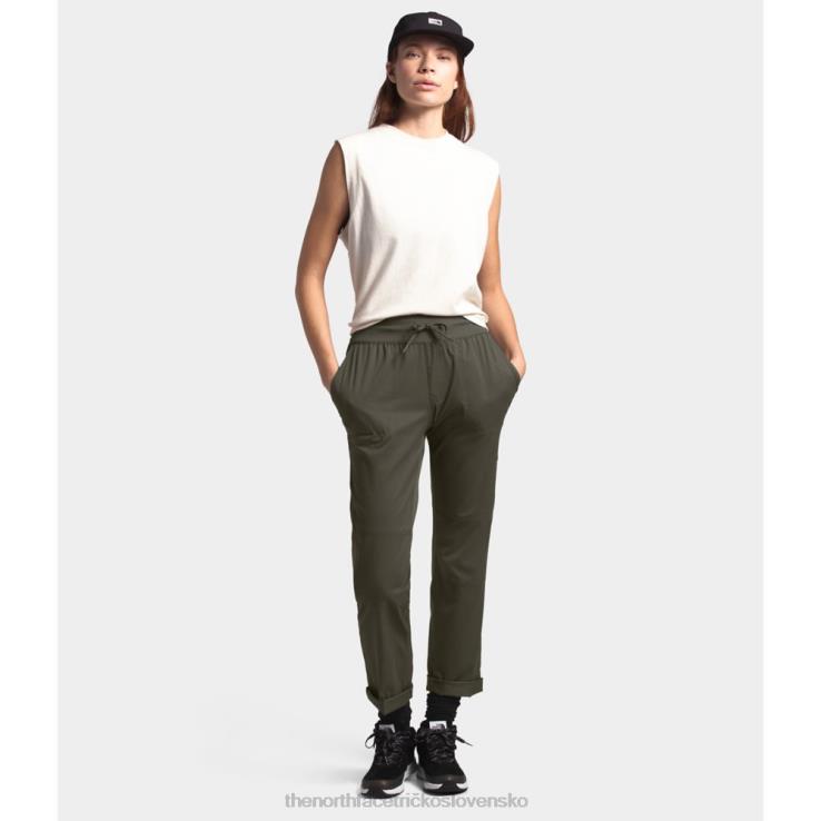 HLH083420 nová taupe zelená The North Face dámske pohybové nohavice aphrodite