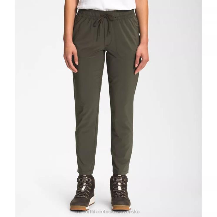 HLH083841 nová taupe zelená The North Face ženy nikdy neprestanú nosiť nové členkové nohavice