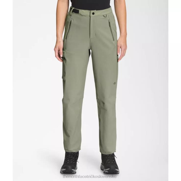 HLH084442 zelený čaj The North Face dámske bridžové členkové nohavice