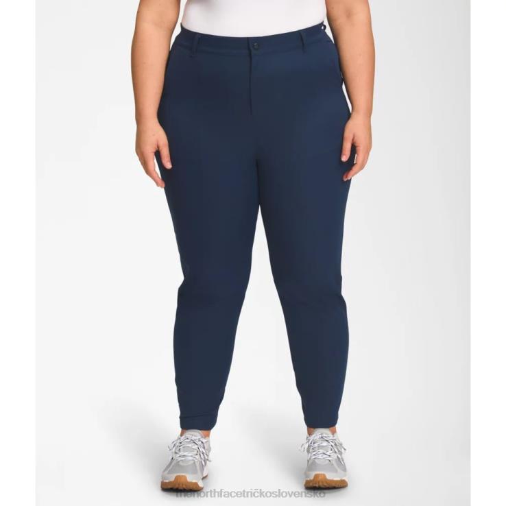 HLH085010 vrcholové námorníctvo The North Face ženy plus štandardné zúžené nohavice
