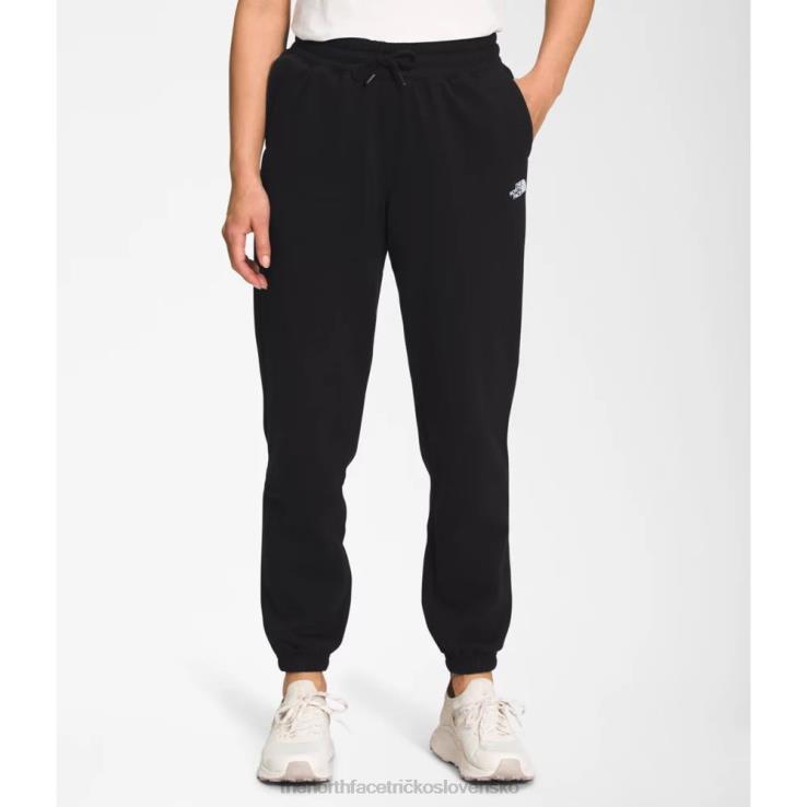 HLH085525 čierna biela The North Face dámske fleecové tepláky čierne biele