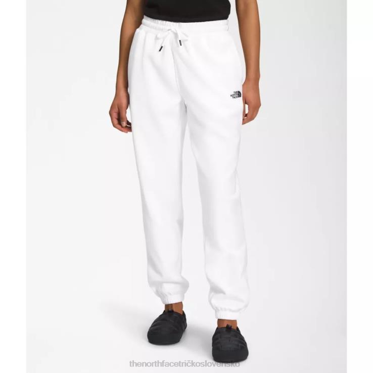 HLH085526 biely čierny The North Face dámske fleecové tepláky biele čierne