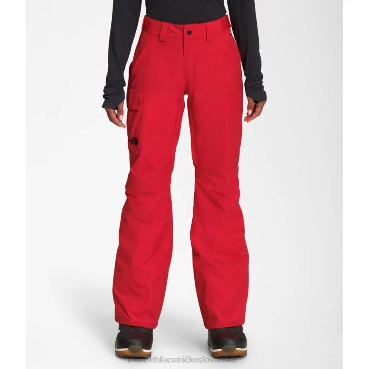 HLH083894 červená The North Face dámske zateplené nohavice slobody