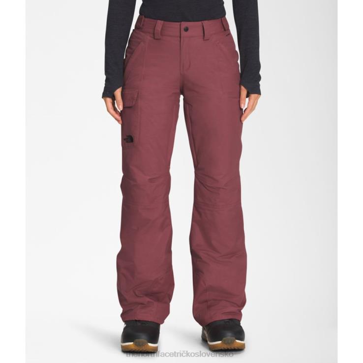 HLH083895 zázvor The North Face dámske zateplené nohavice slobody