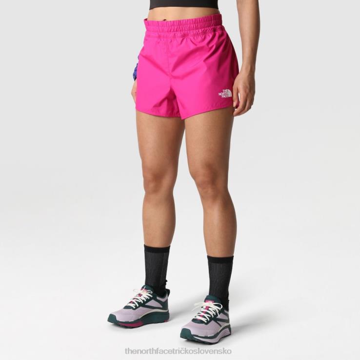 HLH081644 fuschia ružová The North Face dámske bežecké šortky bez obmedzenia