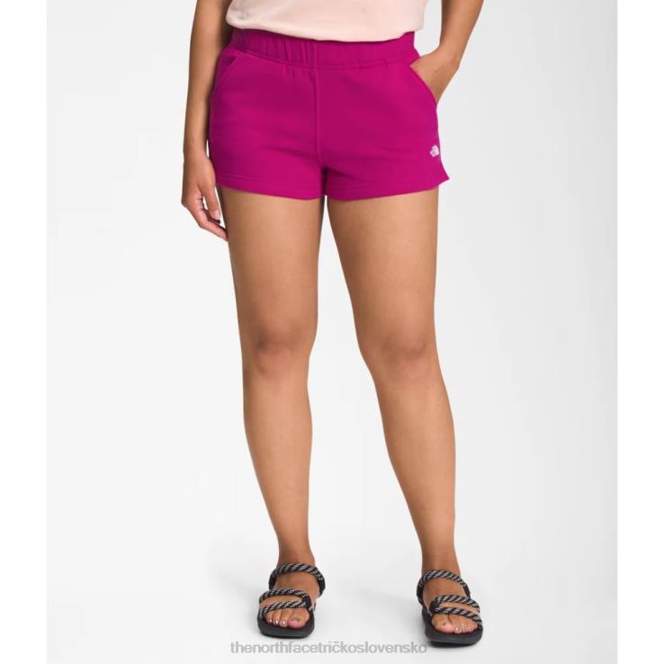 HLH083800 fuschia ružová The North Face dámske šortky s logom polovičnej kopule