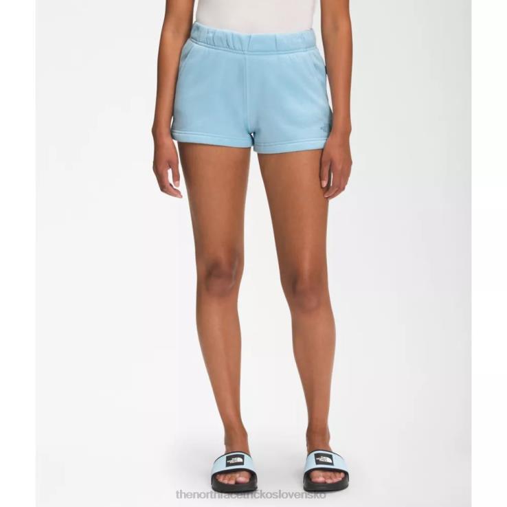 HLH083801 beta modrá The North Face dámske šortky s logom polovičnej kopule