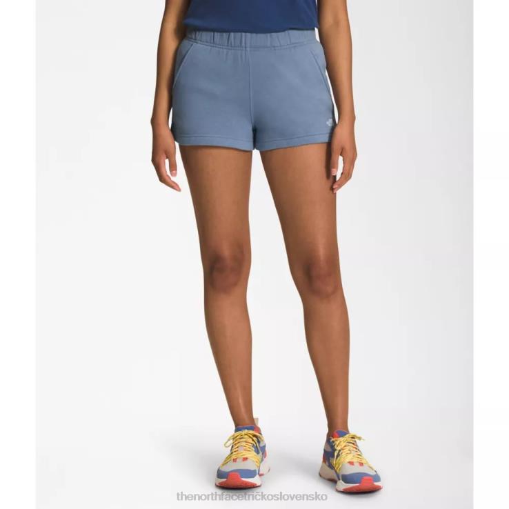 HLH083805 ľudová modrá The North Face dámske šortky s logom polovičnej kopule