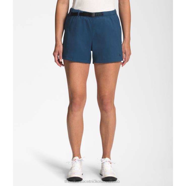 HLH083821 tienisté modré The North Face dámske šortky triedy V s opaskom
