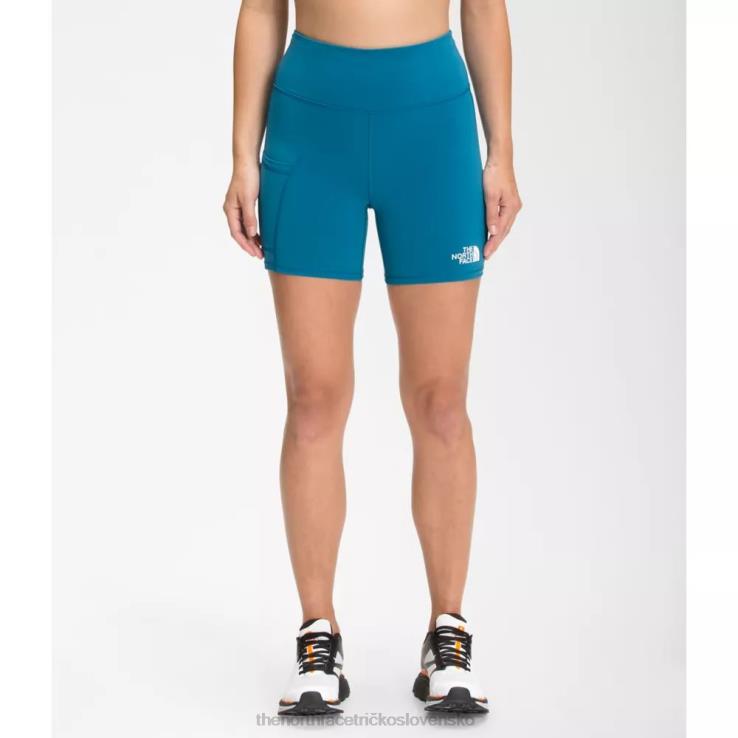 HLH084449 banff blue The North Face dámske movmynt 5 úzke šortky