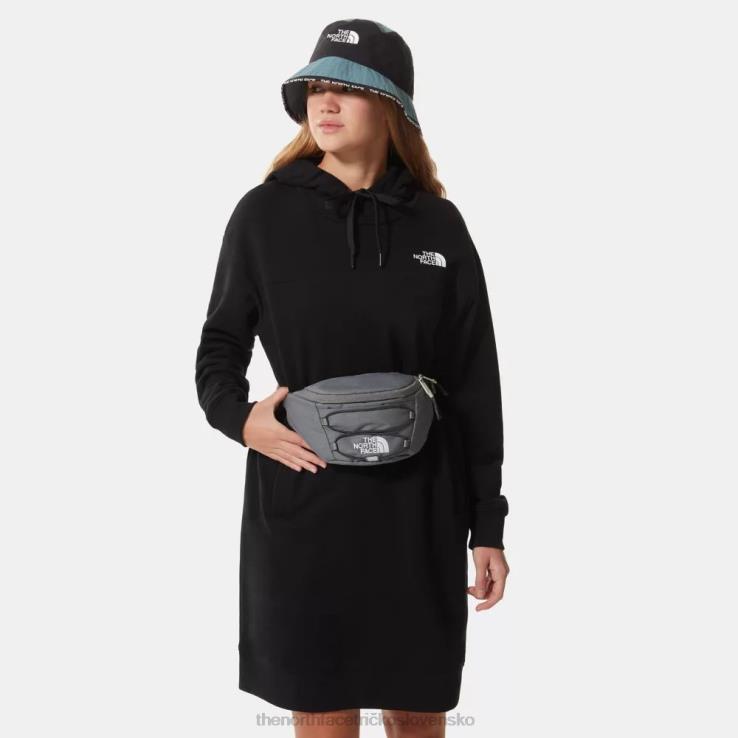 HLH081226 čierna The North Face dámske zumu šaty s kapucňou