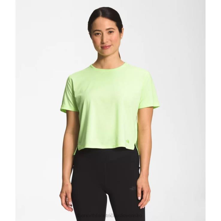HLH084183 zelená The North Face ženy ea dawndream uvoľnený krátky rukáv