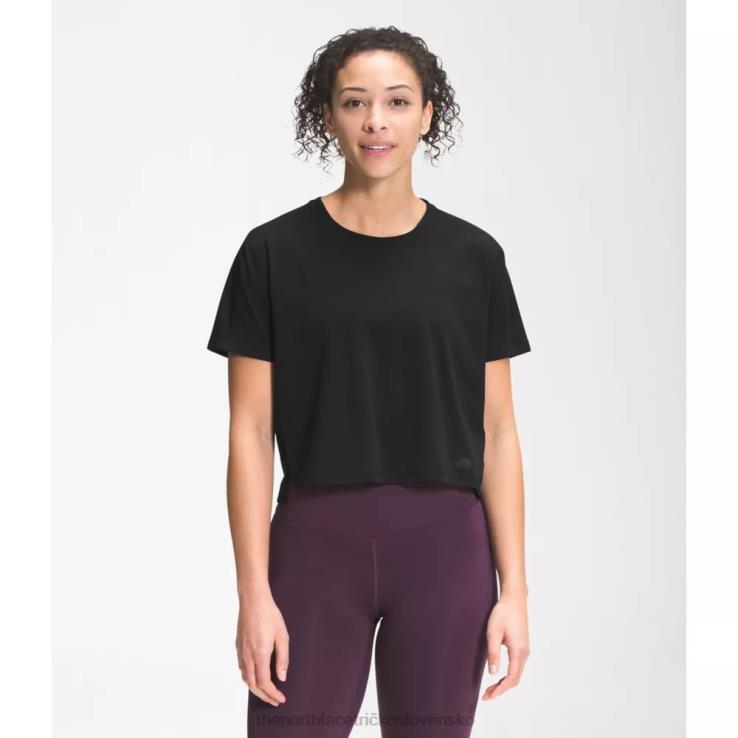 HLH084184 čierna The North Face ženy ea dawndream uvoľnený krátky rukáv