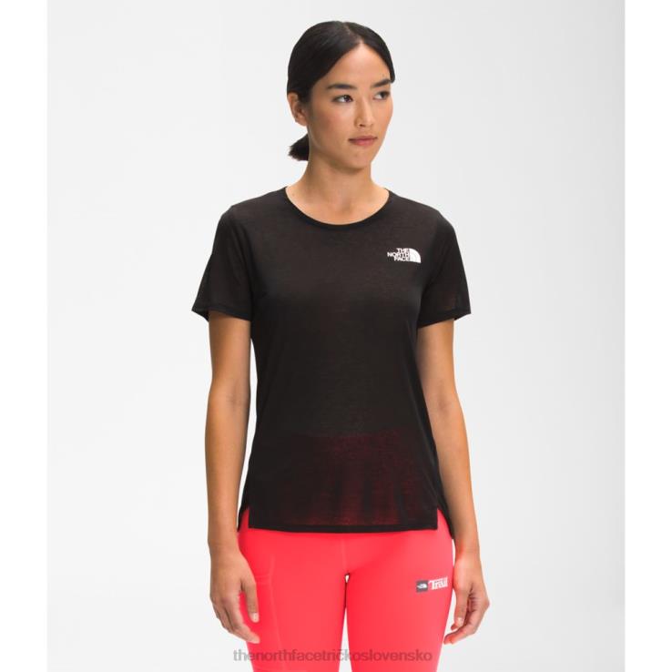 HLH084487 čierna The North Face dámska košeľa s krátkym rukávom pri východe slnka