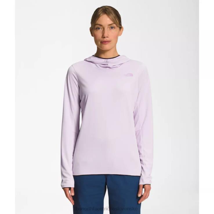 HLH084497 levanduľová hmla The North Face dámska mikina s kapucňou proti slnku