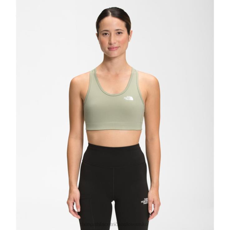 HLH084669 zelený čaj The North Face dámska podprsenka v strednej línii